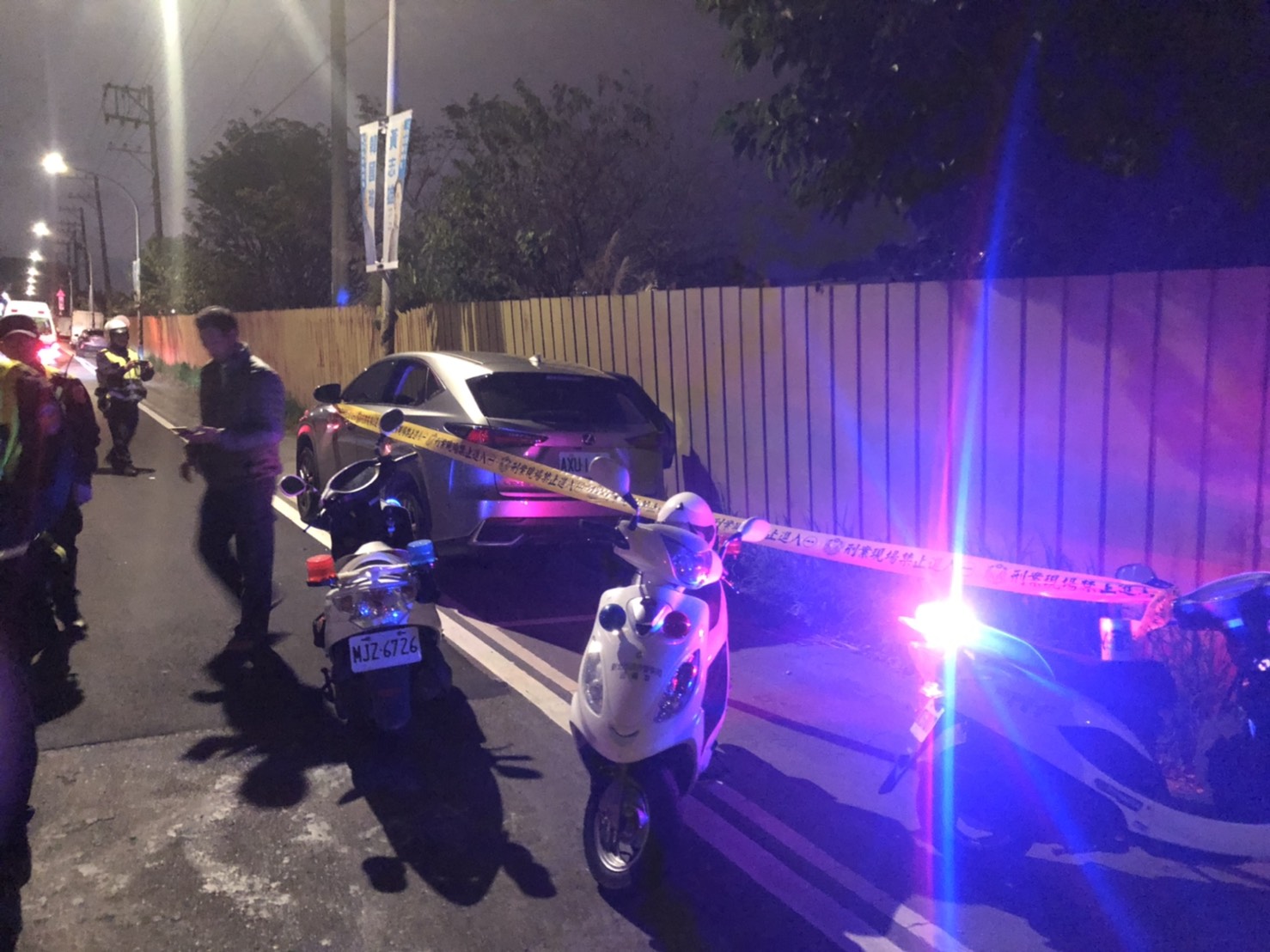 新北鶯歌立委侯選人徐金菊的丈夫外病離家輕生，警方找到人時，他已奄奄一息。（民眾提供）