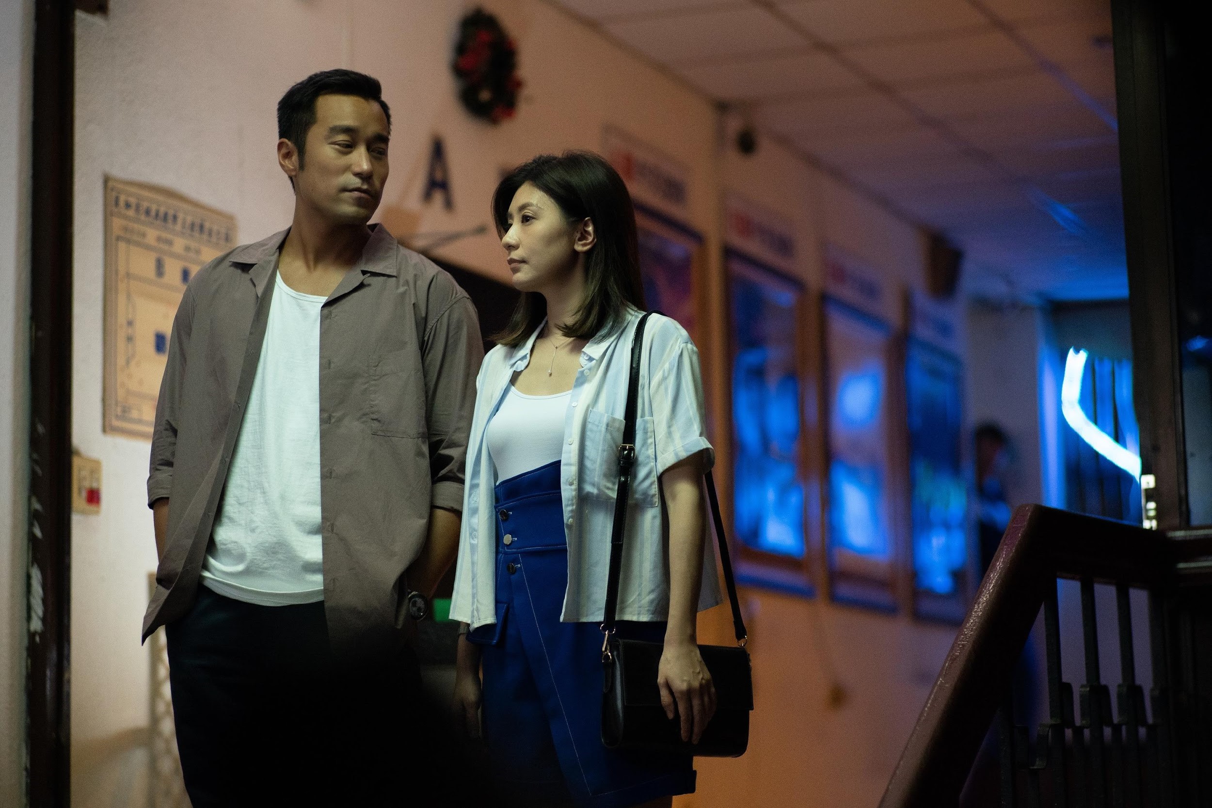 張孝全（左）、賈靜雯（右）主演的影集《罪夢者》，討論度高，但評價兩極。（Netflix提供）