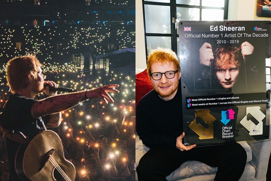 28歲英國創作歌手紅髮艾德昨在IG、FB宣布將暫別樂壇。（翻攝自Ed Sheeran臉書）