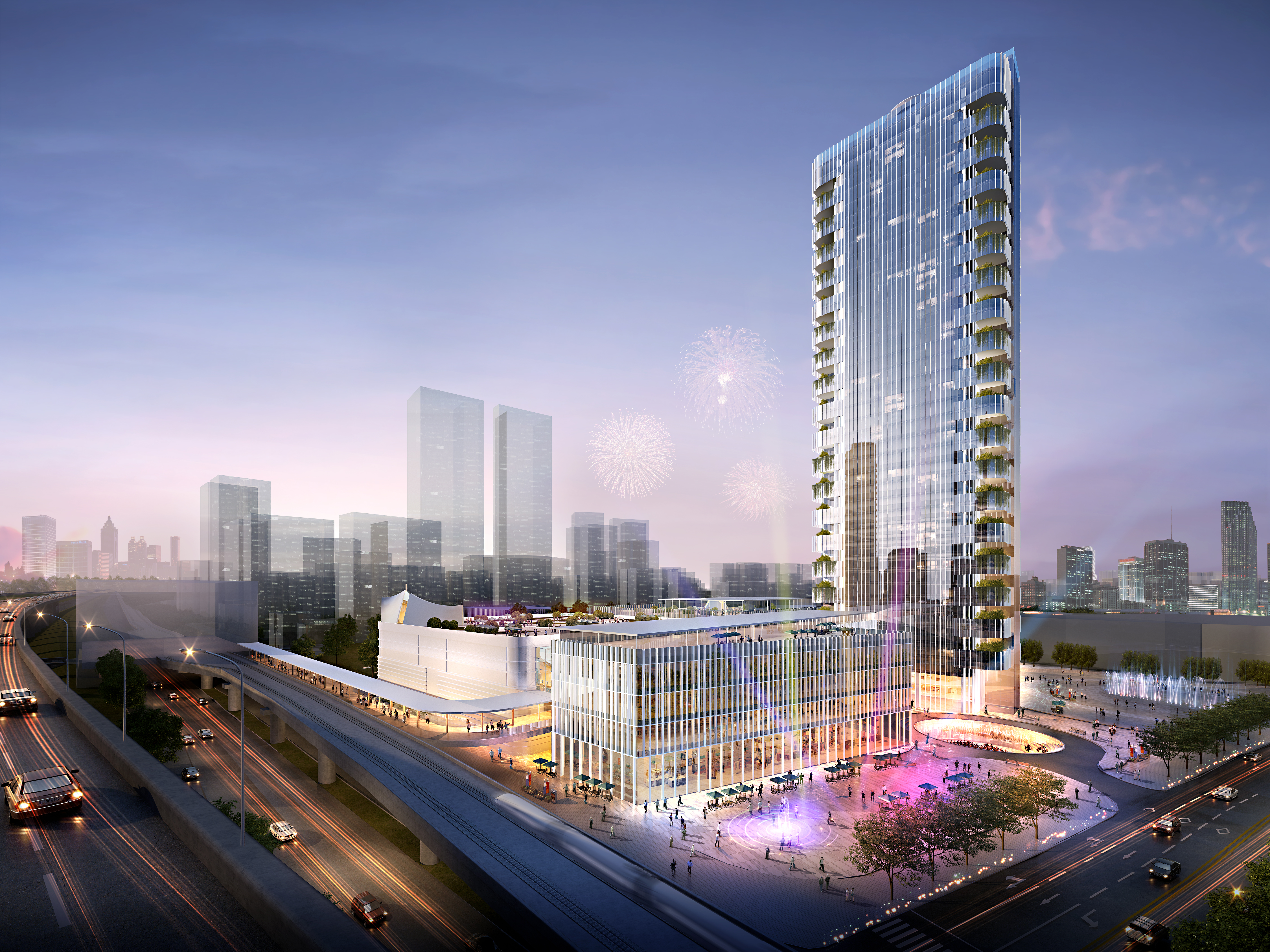 東森集團預計投資百億,在林口國際媒體園區打造全球營運總部。(東森國際提供)