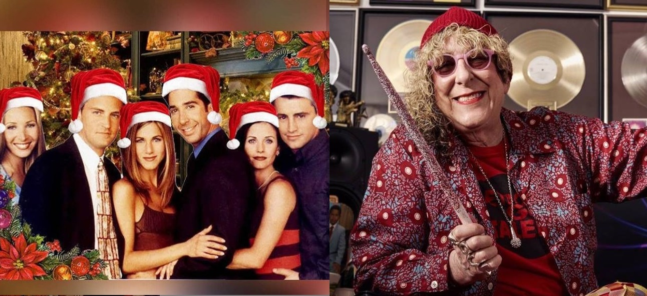 美劇《六人行》（左）主題曲的共同作者，美國作曲家阿利‧威利斯（右）昨逝世，享壽72歲。（翻攝自 jenniferaniston IG／Allee Willis臉書）