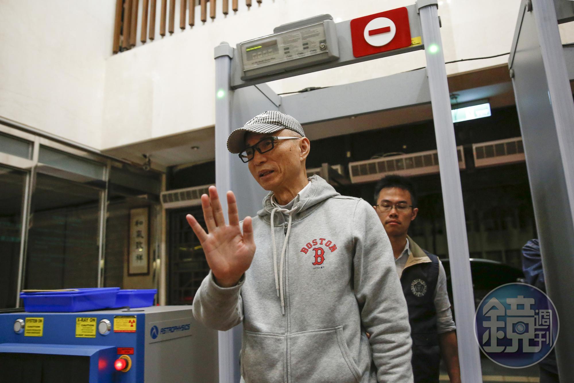 朱國榮今日被約談,晚間將移送檢方複訊。
