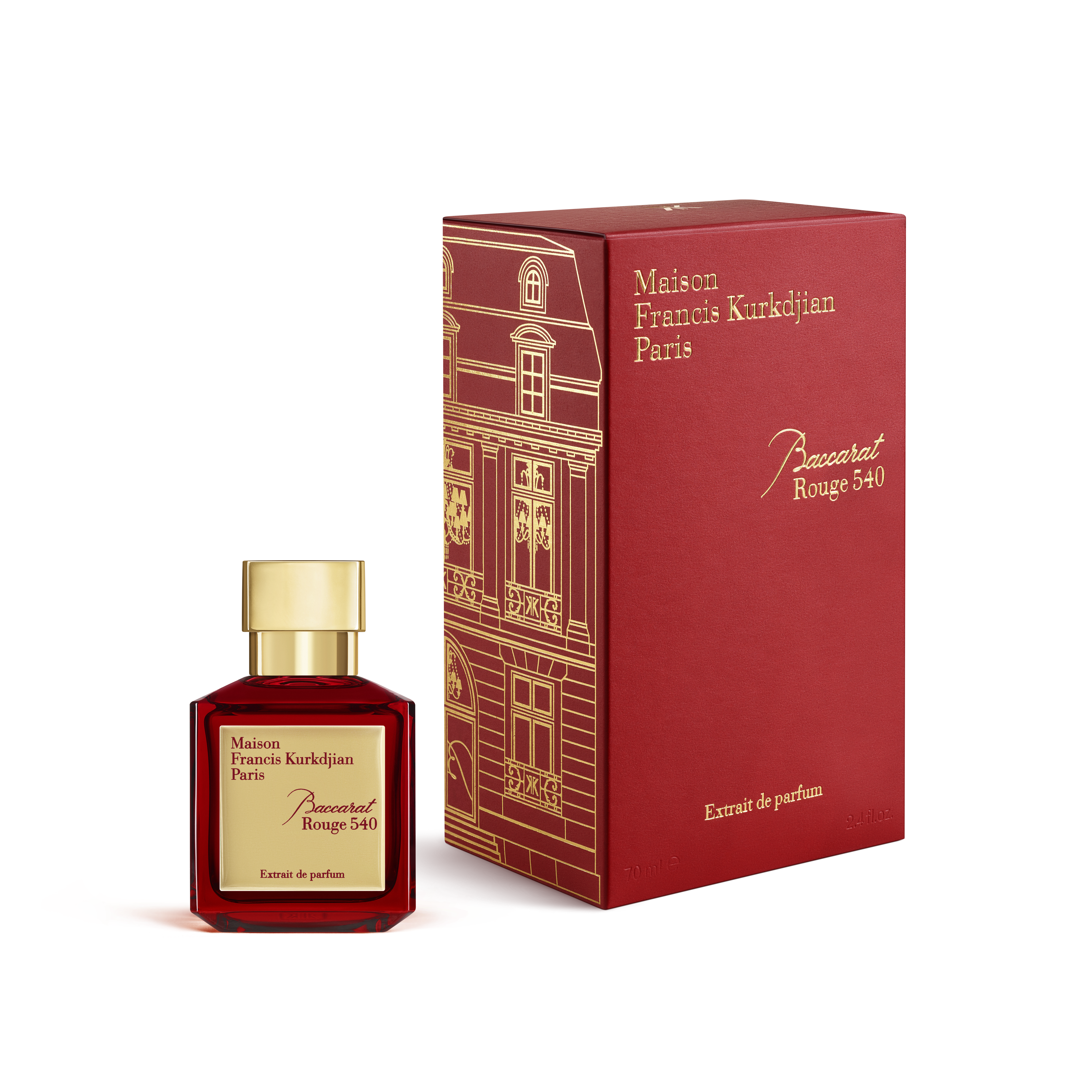 Baccarat Rouge 540水晶之燄香精版70ml NT$11,800。（爵思國際提供）