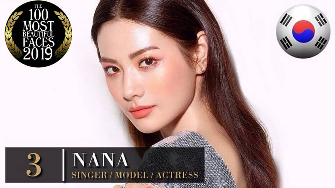 韓國女團「After School」成員Nana排名第三，擠下子瑜成為今年的亞洲第一美。（翻攝自tccandler2019 IG）