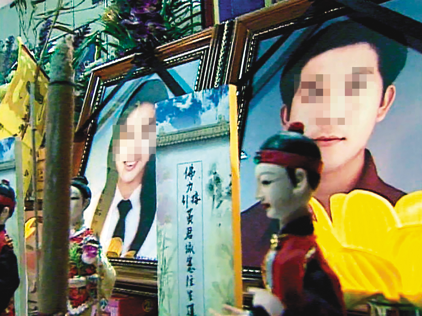 黃泳憲(右)、黃文璇(左)已論及婚嫁,不料竟因房租糾紛,慘死洪國揚刀下。(東森新聞提供)