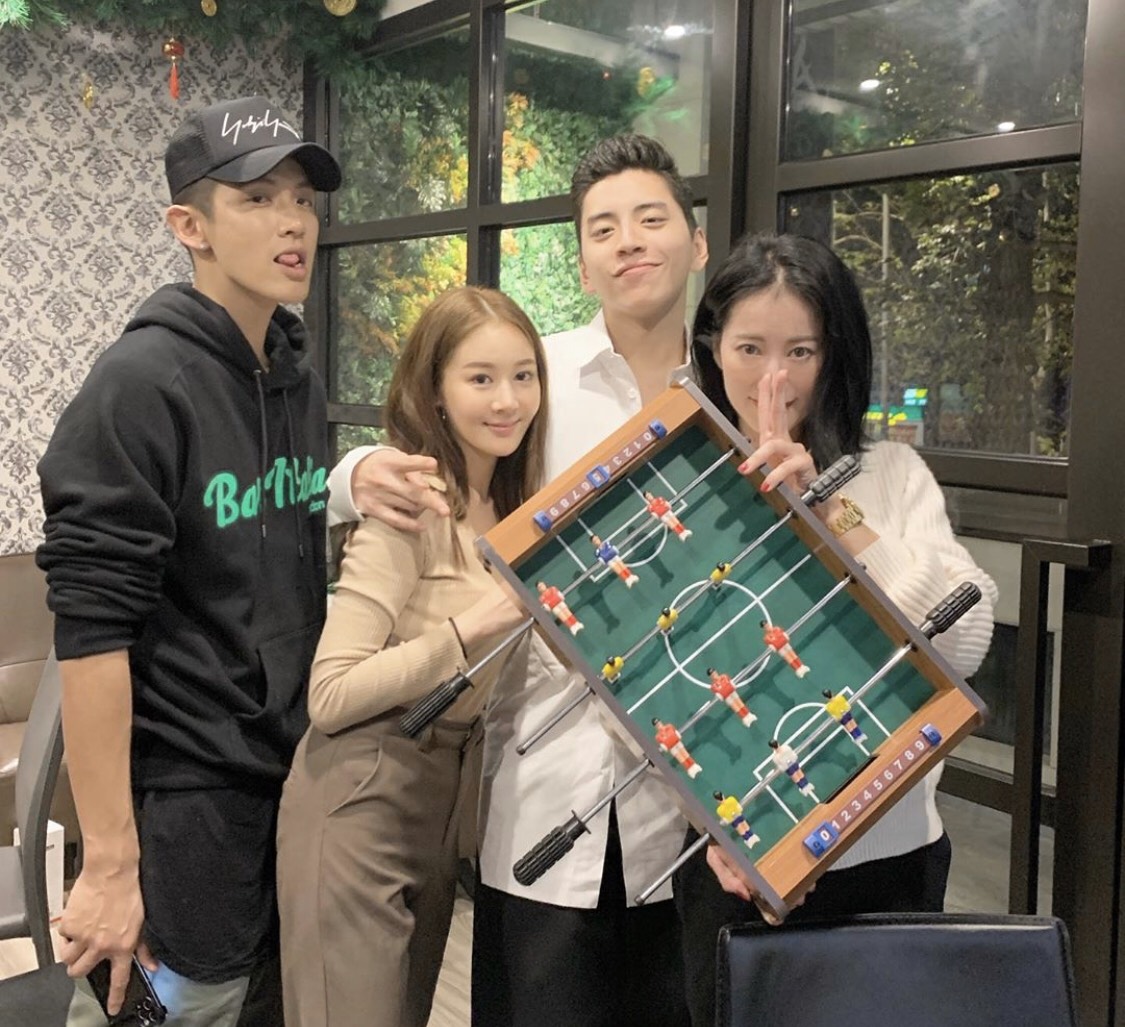 王大陸與Ivy戀情在被本刊直擊後，似乎也愈來愈公開。（翻攝自盧南君IG）