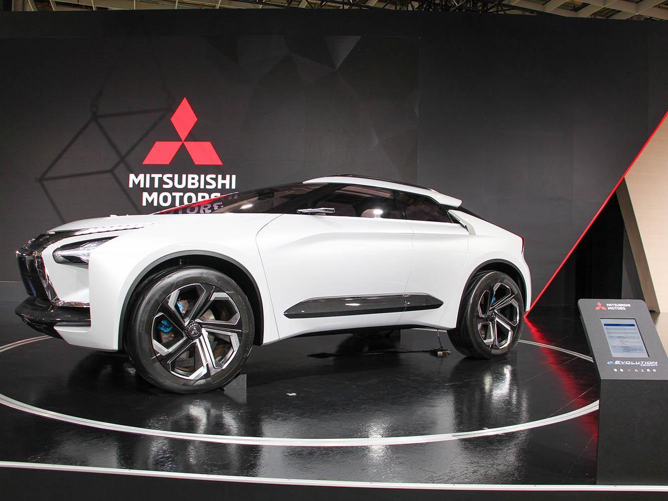 「MITSUBISHI e-EVOLUTION Concept」是本次中華三菱的展出概念車。