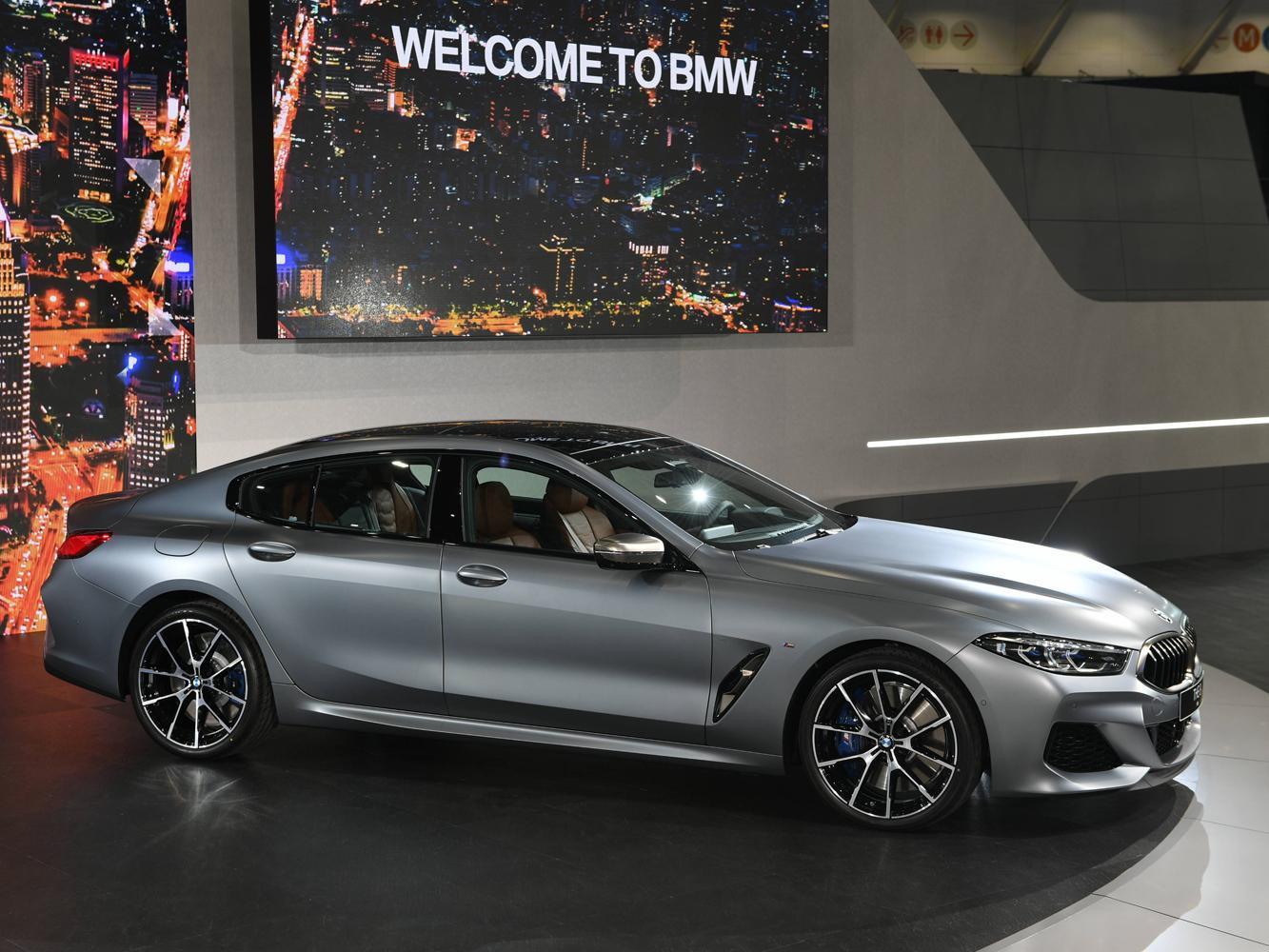 力與美兼具的全新BMW 8系列Gran Coupé於車展現場台灣首演。