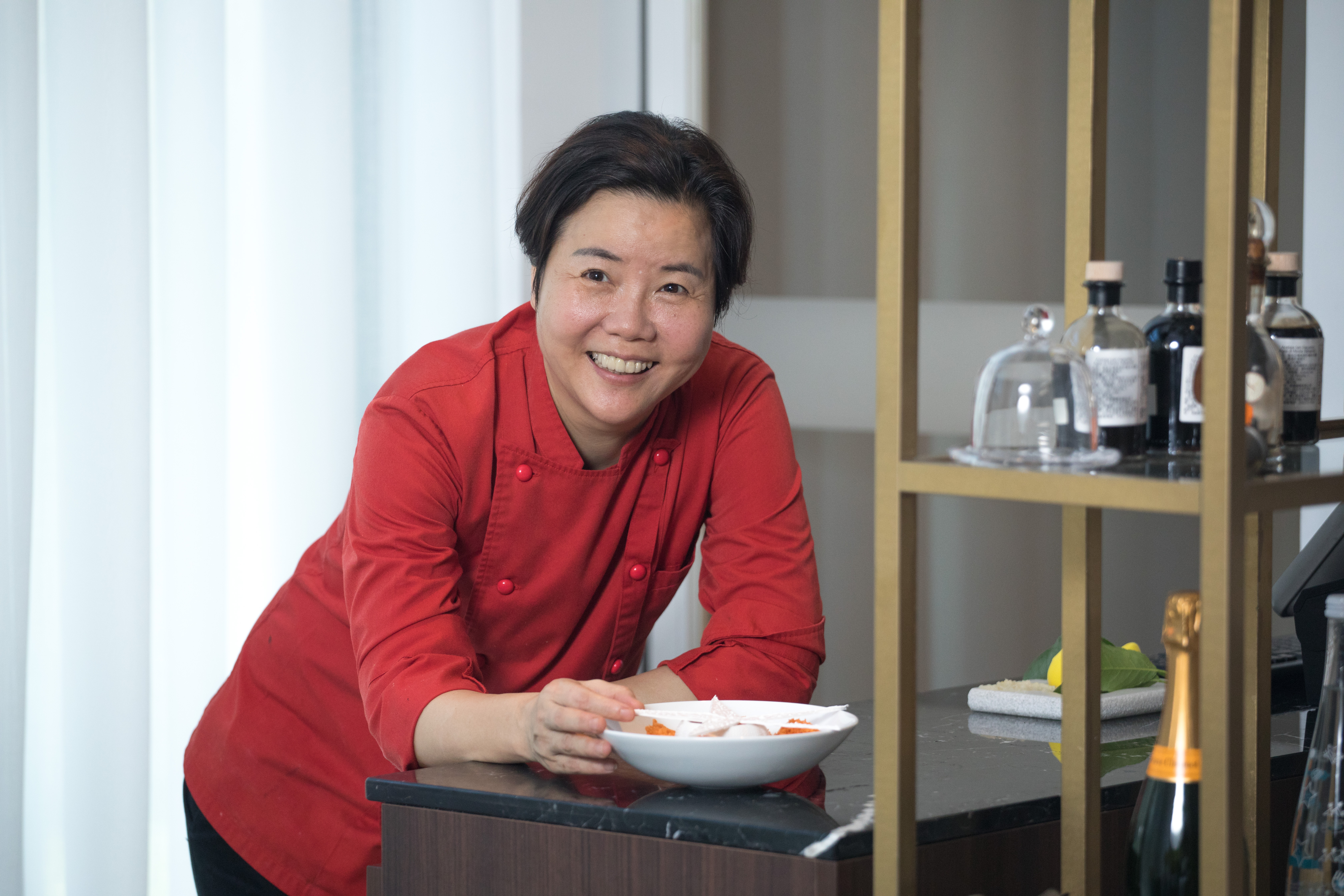 黎俞君深耕法菜多年，其餐廳「鹽之華」為台中指標性的法式餐廳。
