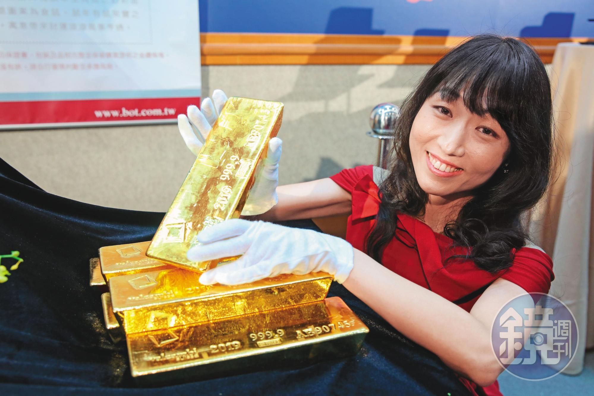 黃金的需求來自避險，因為美國總統川普的一連串作為，2019年金價漲得很有感。