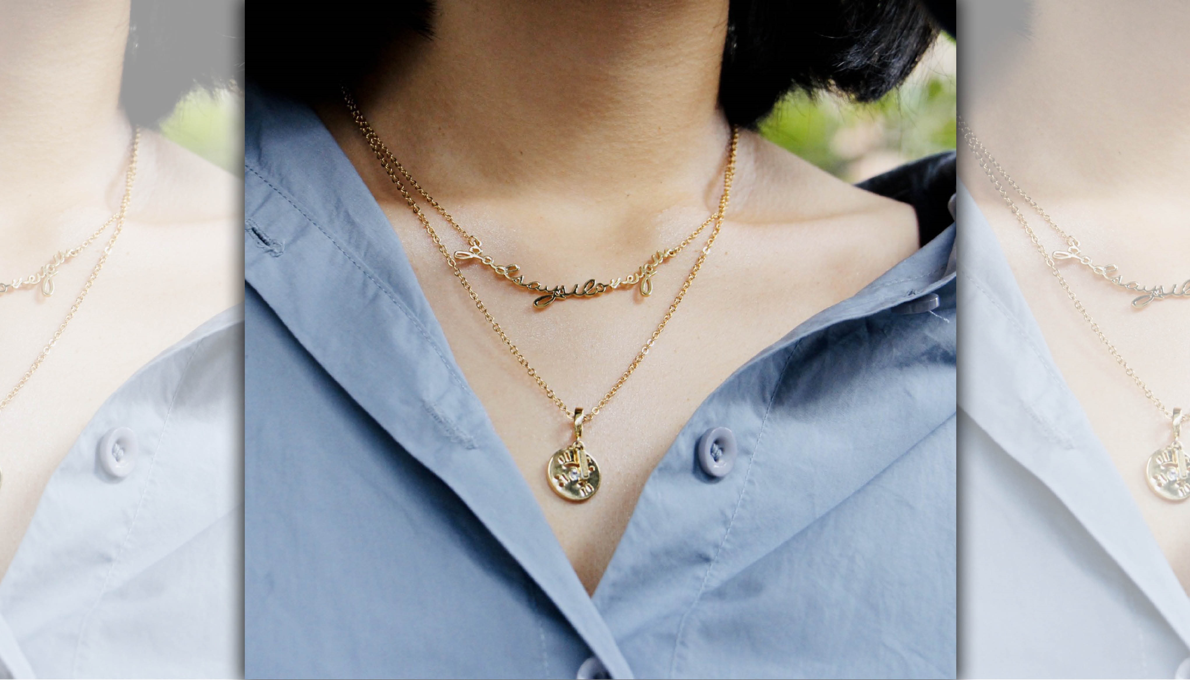 不廢話項鍊系列。（MELDELLA提供）