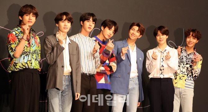 防彈少年團到2023年為止，可望為韓國帶來超過韓幣56兆元的經濟產值。（翻攝自www.edaily.co.kr）