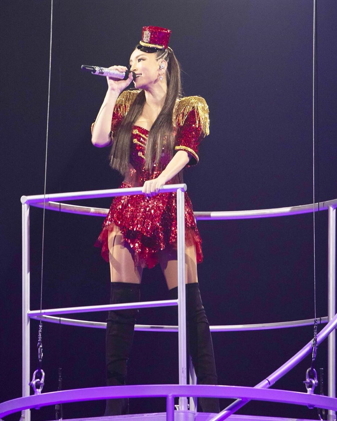 濱崎步自爆去年底升格人母，粉絲驚訝她去年在辦日本巡演，竟然懷孕沒被發現。（翻攝自濱崎步 IG）