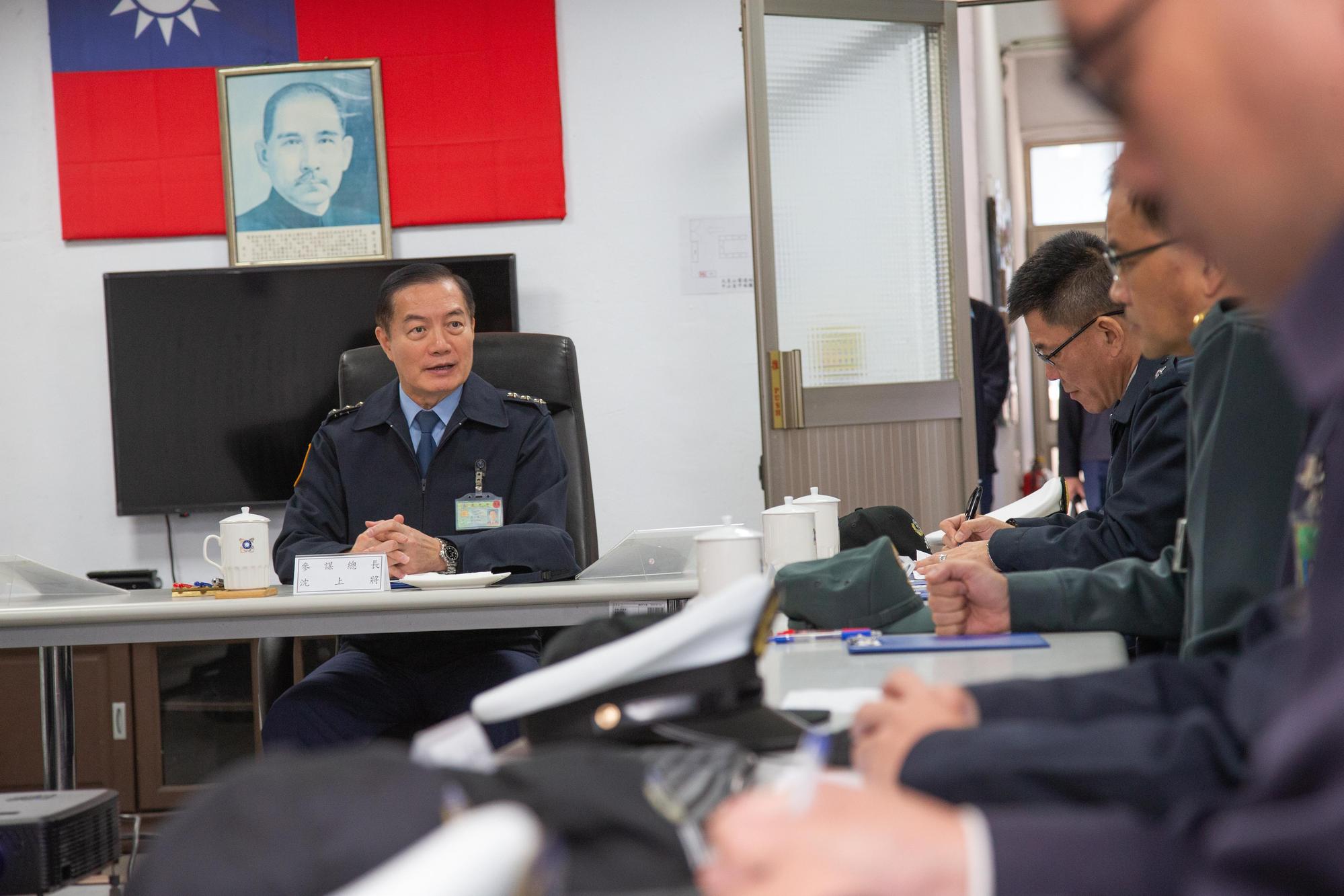 現任參謀總長、空軍二級上將沈一鳴,曾擔任國防部副部長、空軍司令、國防部常務次長、副參謀總長、空軍作戰指揮部指揮官等職。(軍聞社提供)