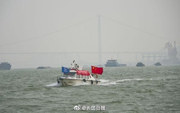 中國官方宣布實施長江10年禁漁計畫,以恢復生態。(翻攝自長江日報微博)