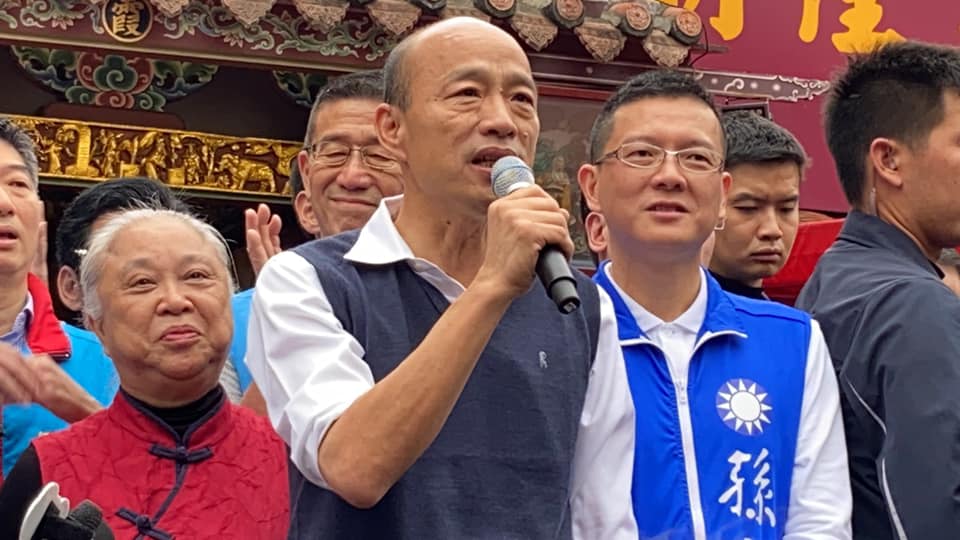 韓國瑜的一句話,讓孫大千下定決心參選北市大同士林區立委。(翻攝畫面)