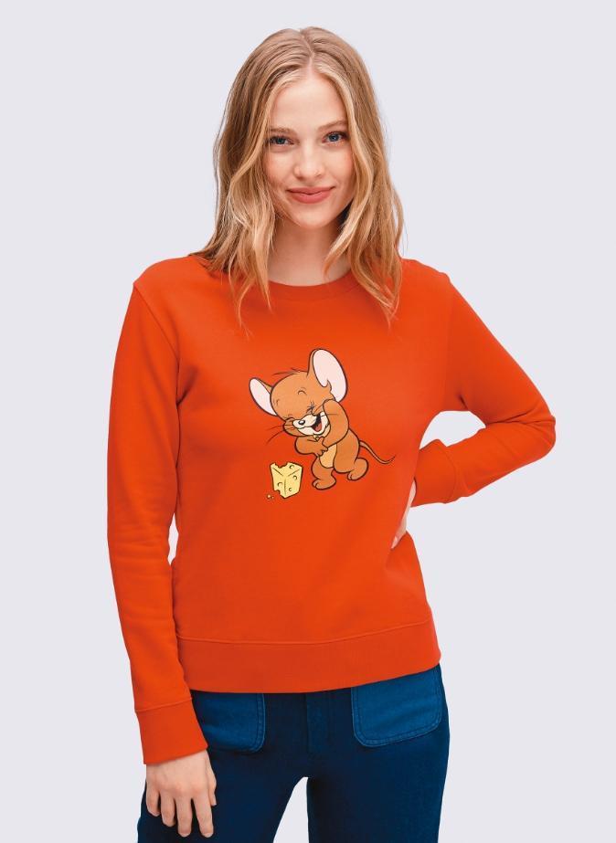湯姆貓與傑利鼠長袖上衣 NT$5,700。(kate spade new york提供)