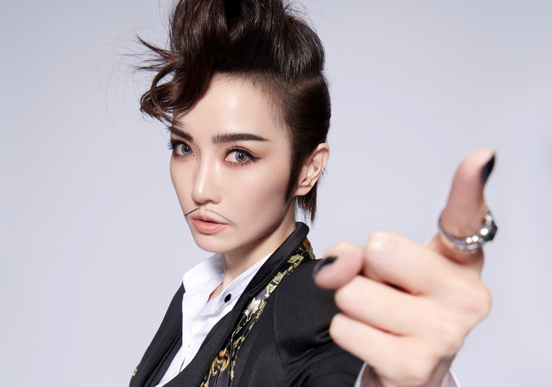 謝金燕受邀錄製台視《2020超級巨星紅白藝能大賞》。（台視提供）