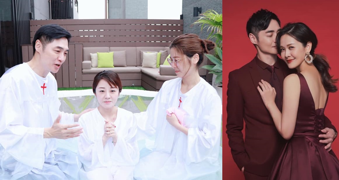 宋逸民與陳維齡已經結婚17年，近日又重拍婚紗證明婚姻美滿，宋逸民更即將成為牧師。（翻攝宋逸民臉書）