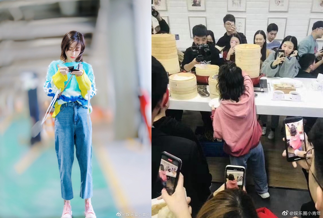 馮提莫的照片最近成了熱搜話題。（翻攝娛樂圈小青年微博）