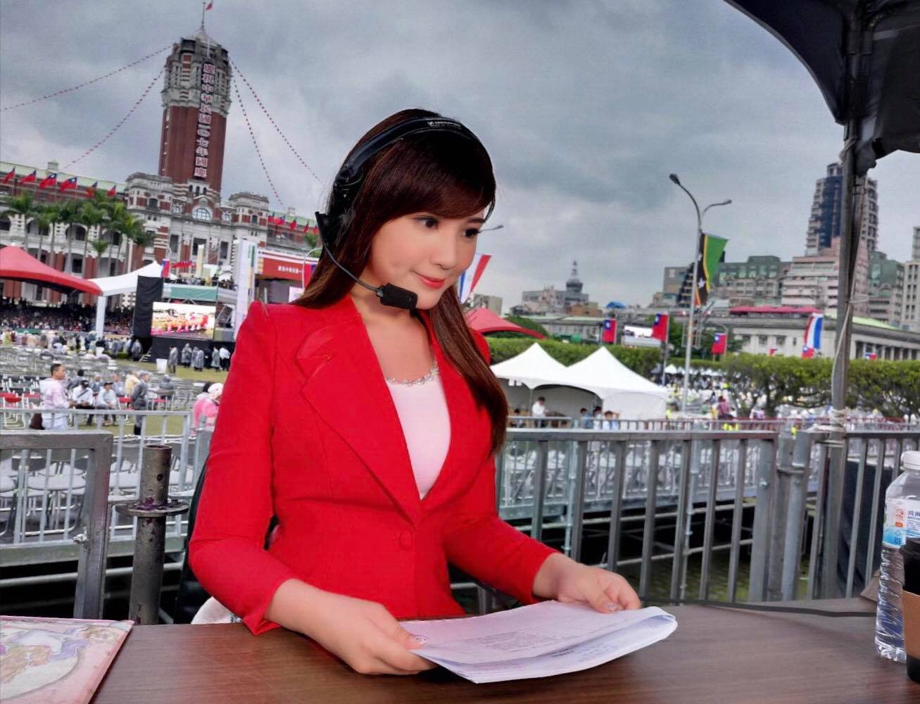 虞承璇在臉書抒發自己最近的播報心情。（翻攝虞承璇臉書）