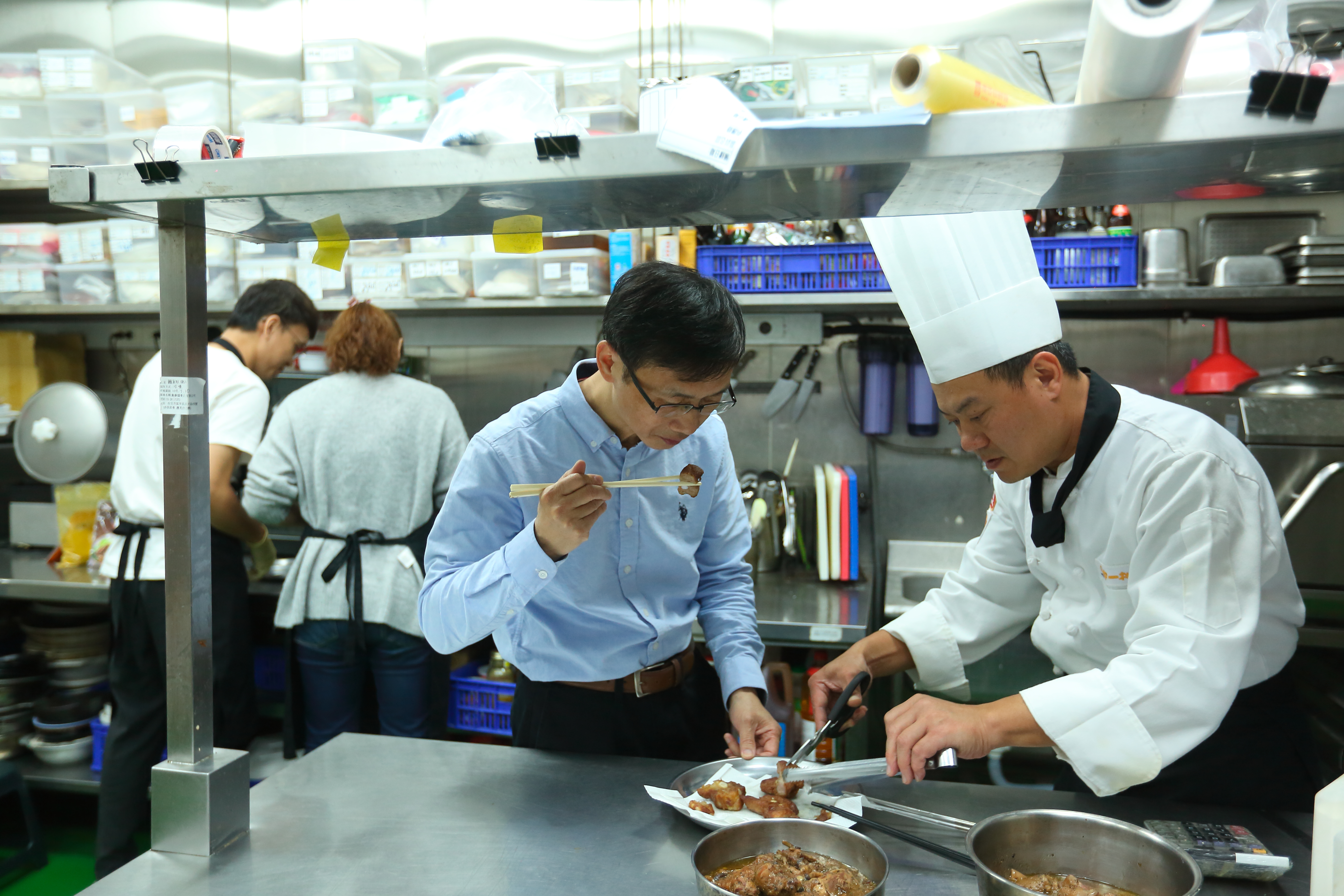 詹金和對專業的尊重，讓欣光食品近年能吸引名廚級人才加入，穩座中餐代工王。
