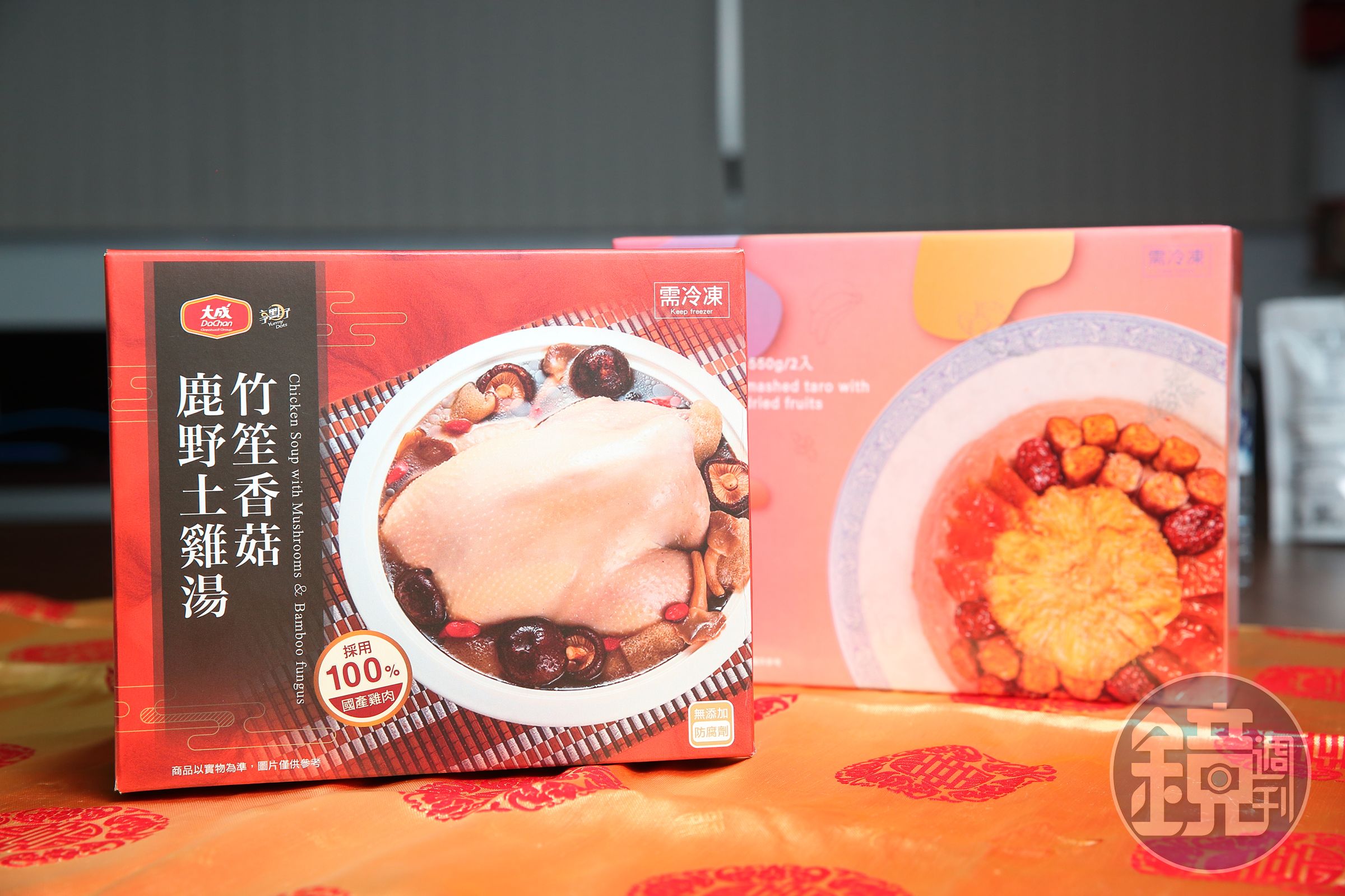 新光食品近年推出自有品牌「冷凍竹笙鹿野土雞湯」打進costco通路。（599元／2.6公斤）