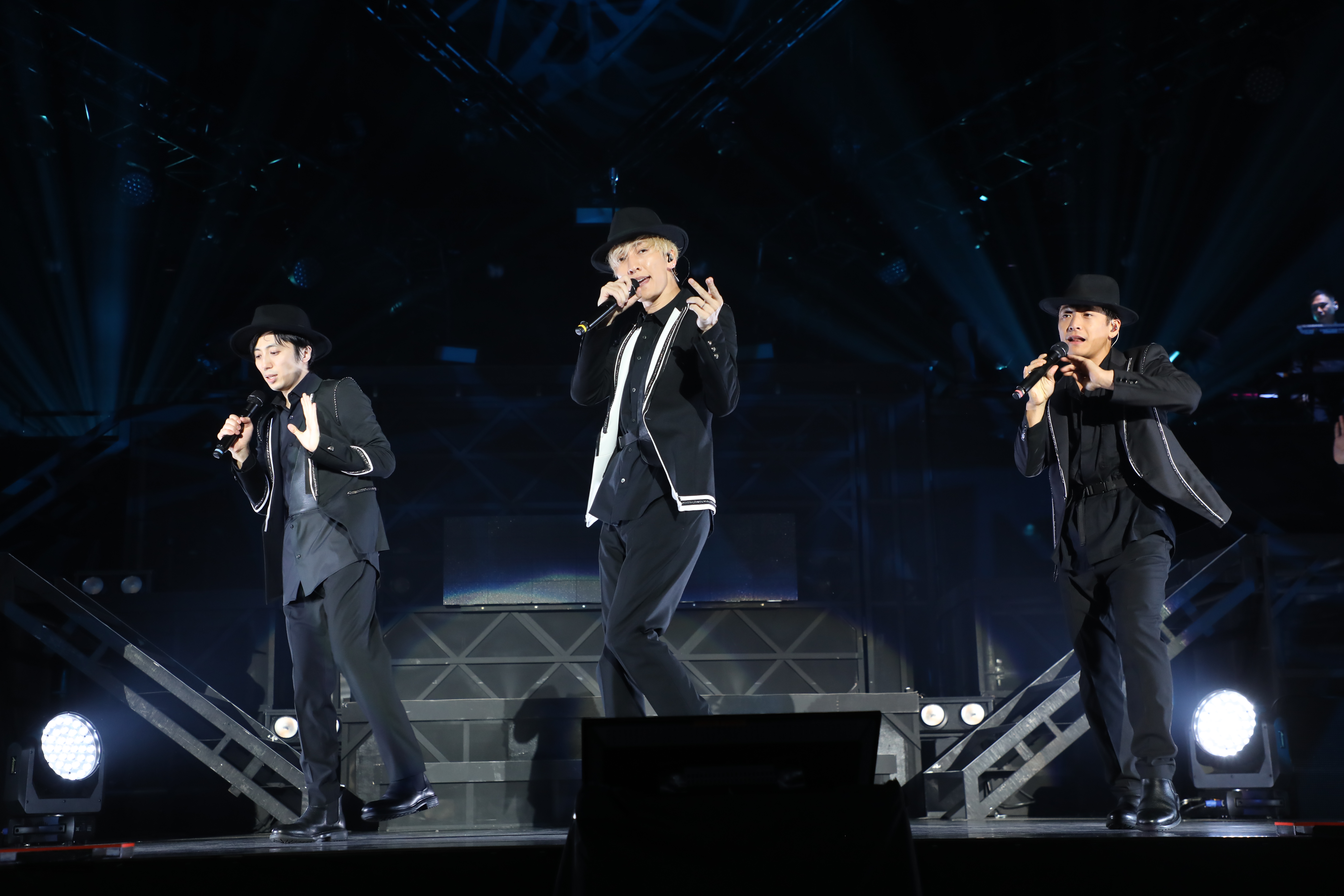 台灣場是w-inds.巡演最終場，不時感謝台迷對他們這些年來的支持。（G MUSIC提供）
