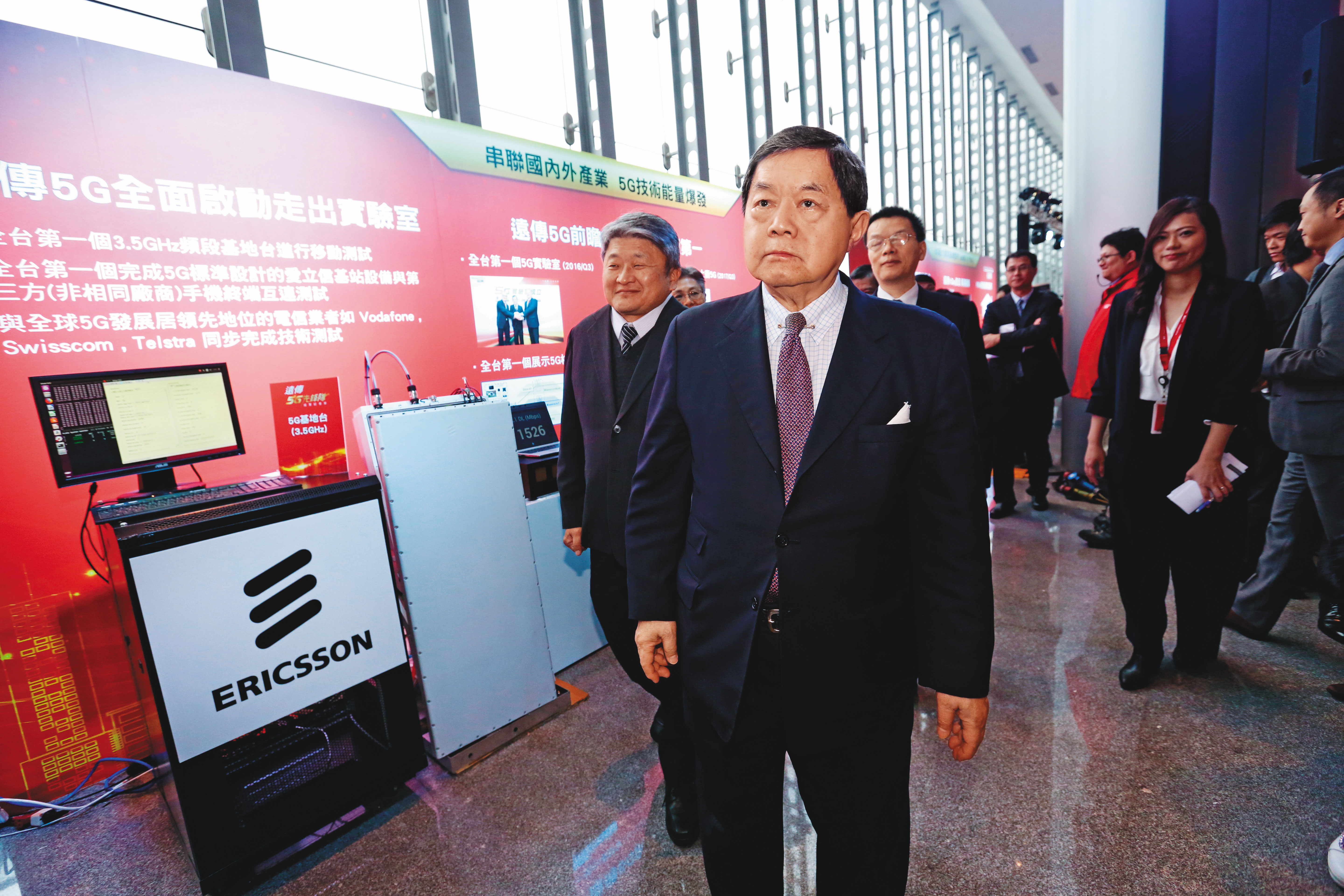 電信3強搶5G執照,圖為遠傳電信董事長徐旭東。