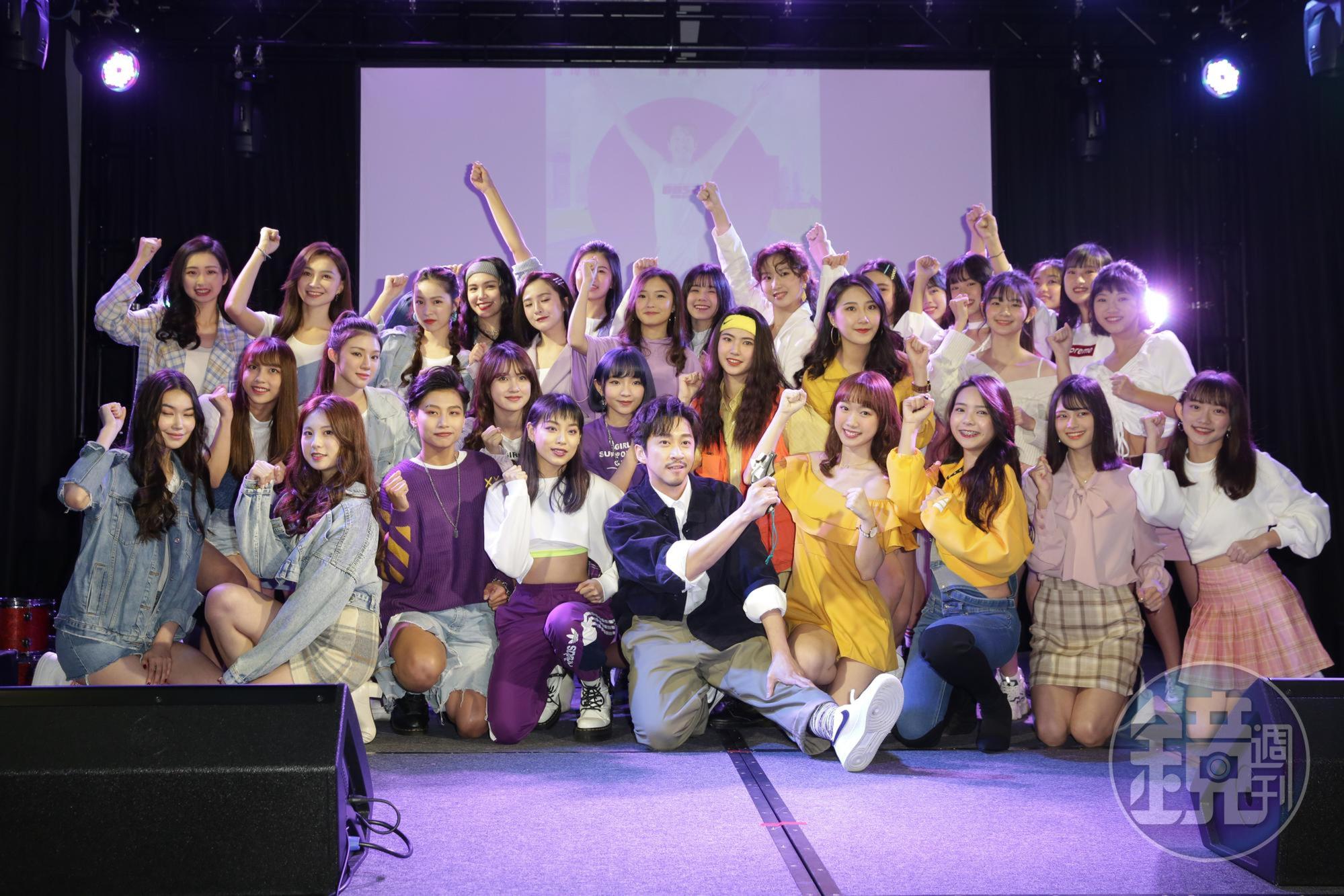 由詹仁雄領軍的超級女團選秀節目《菱格世代Dancing Diamond 52》，今天（7日）舉辦記者會。