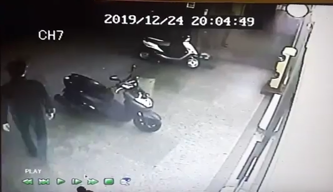 鄭嫌作案後，身影被監視器全部錄下。（刑事局提供）