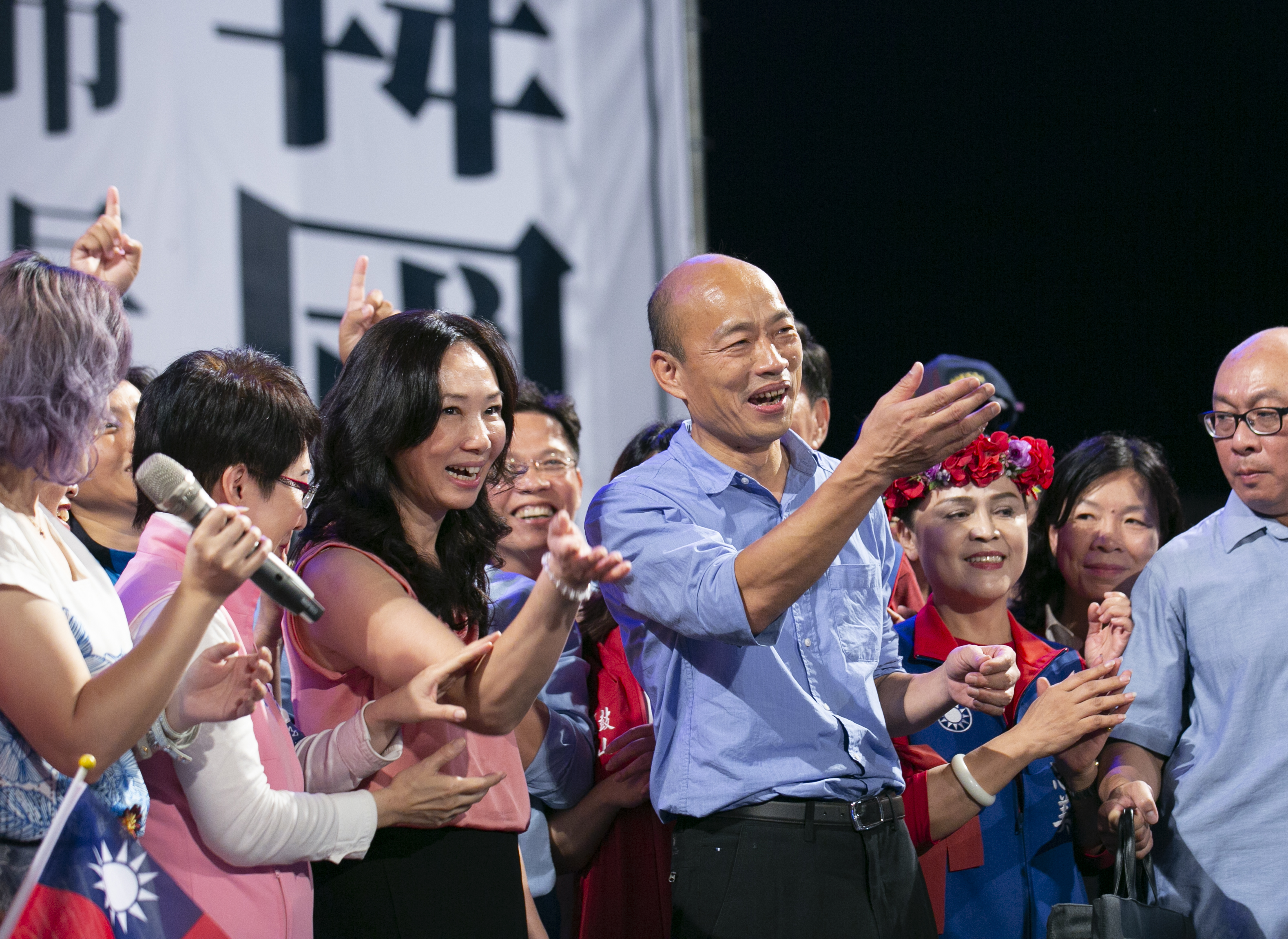 韓國瑜和李佳芬夫婦爆曾申請移民加拿大，韓陣營表示八卦，不回應。