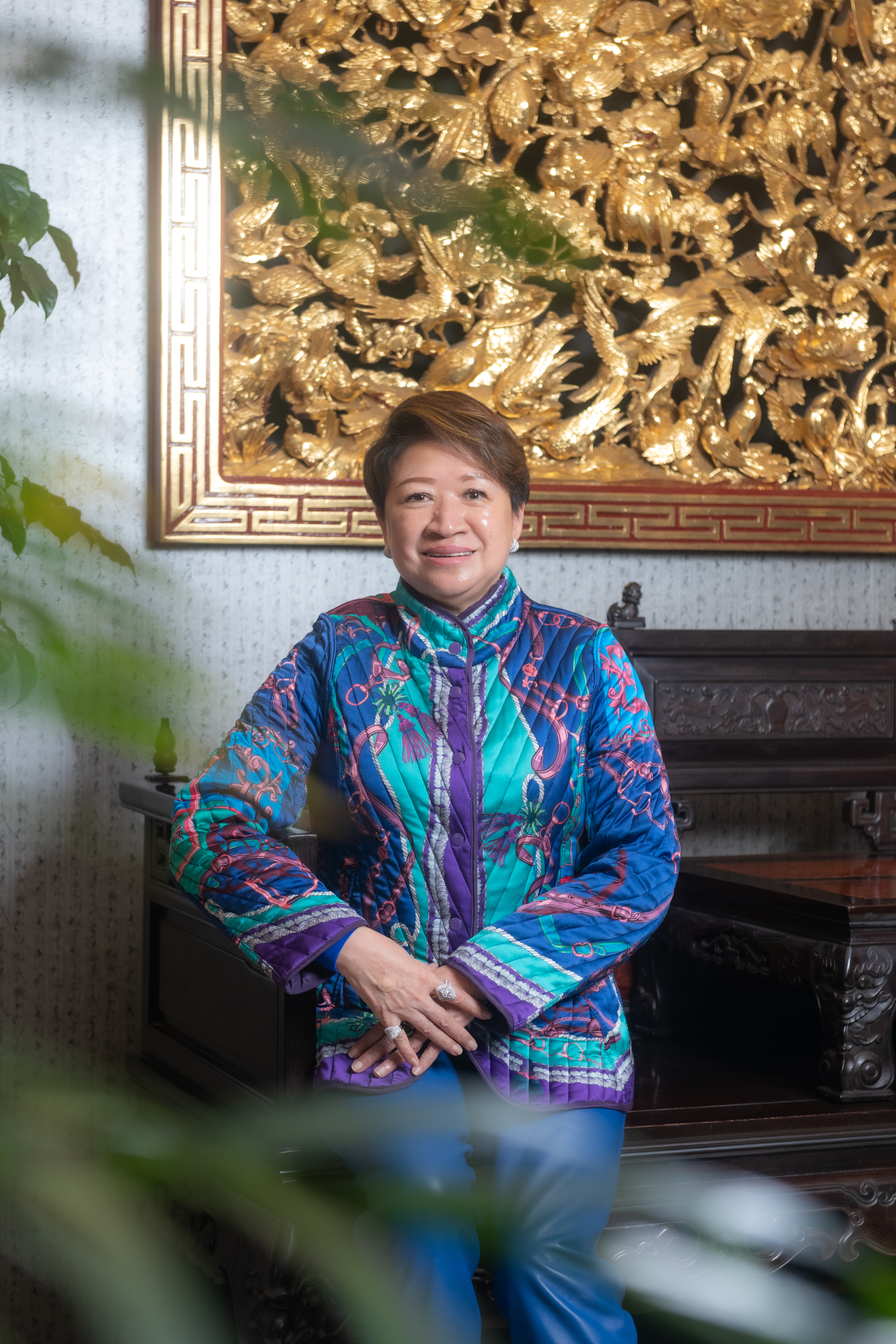 「大三元酒樓」董事長邱靜惠每天在餐廳巡頭看尾，唯有大年初一店休才跟著休息。