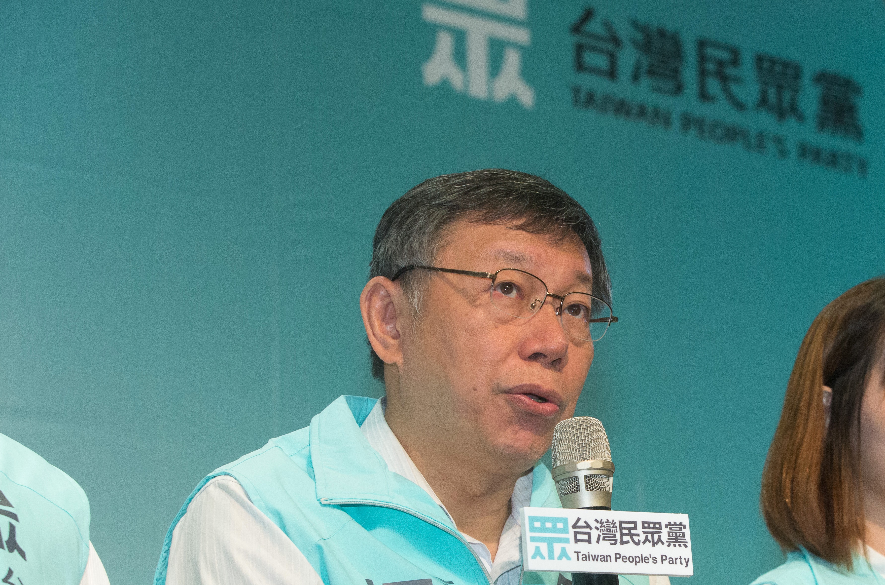 對於陳水扁醫師稱參政有助病情，柯文哲直言，那給他當總統好更快。圖為資料照。