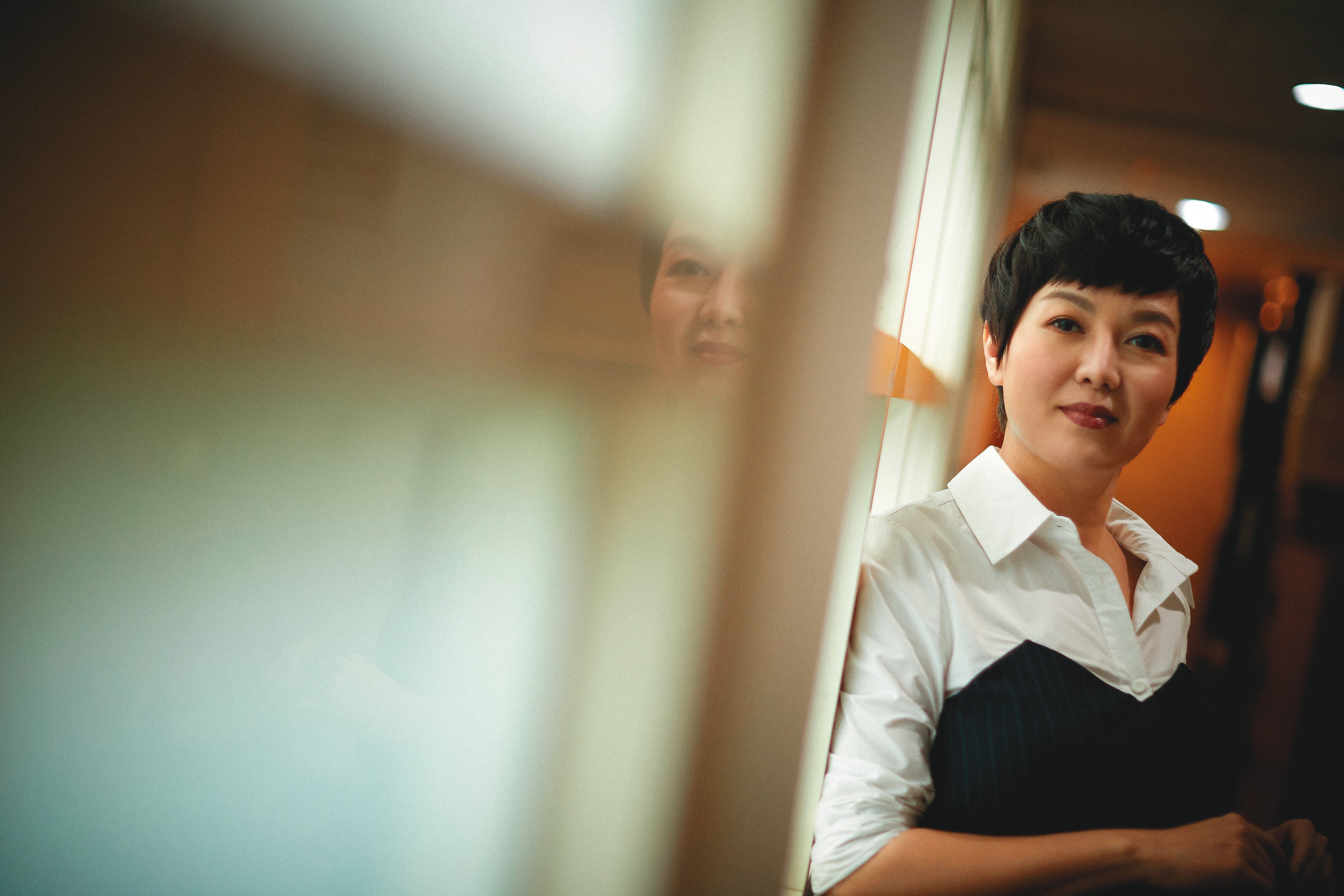 演出舞台劇，讓苗可麗面對自己的不安全感，還學會從中克服。 