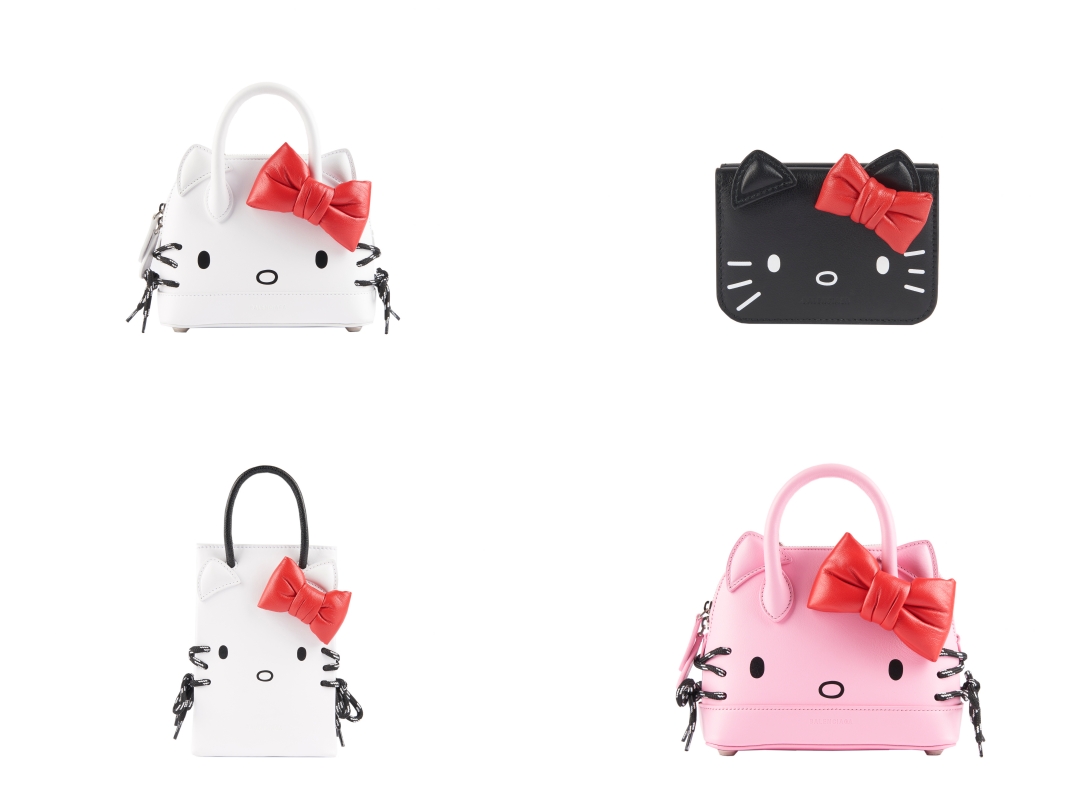 BALENCIAGA HELLO KITTY包款系列已於今日在中國搶先上市。