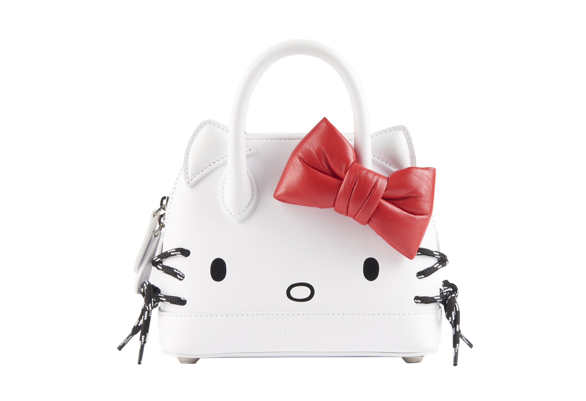 白色KITTY XXS號Top Handle手提包。NT$55,900