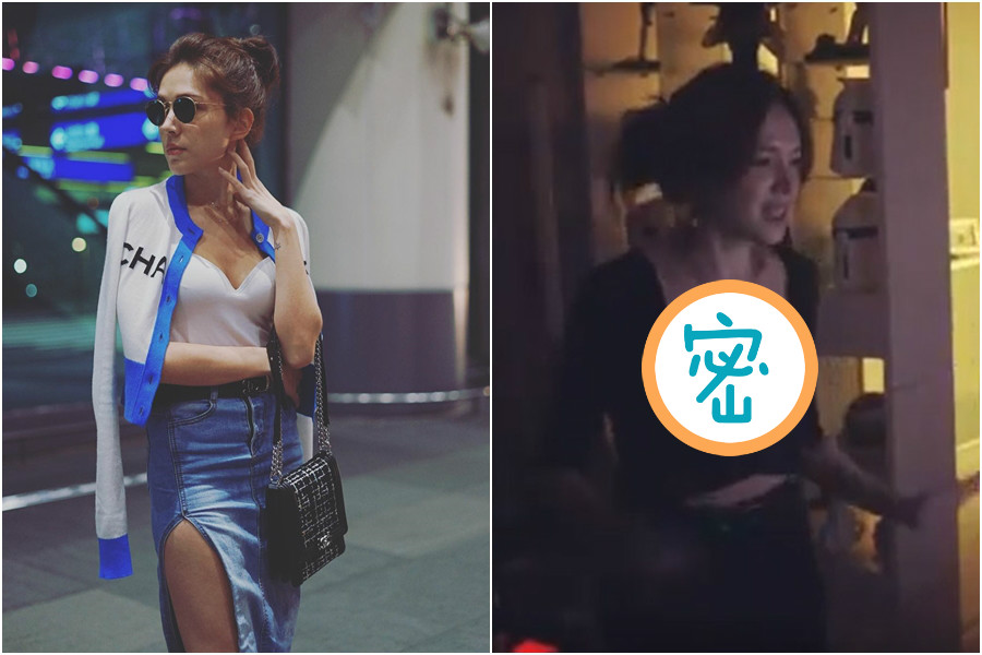 許瑋甯身穿深U貼身T恤，大跳蔡依林〈怪美的〉，影片曝光網友直呼「噴鼻血了」。（翻攝自許瑋甯IG）