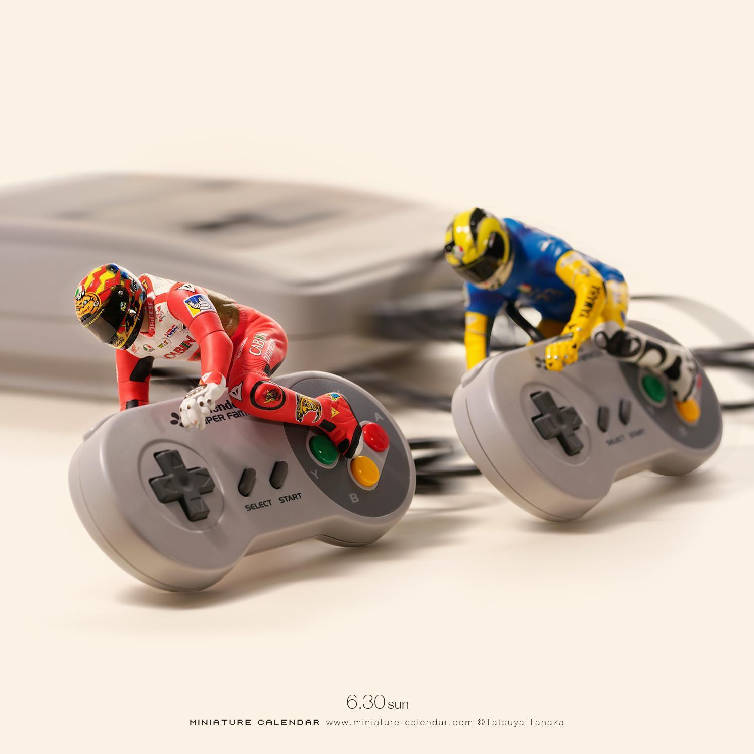 超任牌機車。（翻攝自MINIATURE CALENDAR）