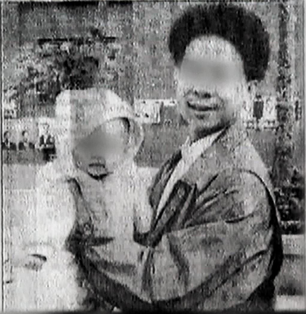 廖正中（右）為了跟女兒（左）「永不分離」，竟殺害女兒、共赴黃泉。（翻攝畫面）