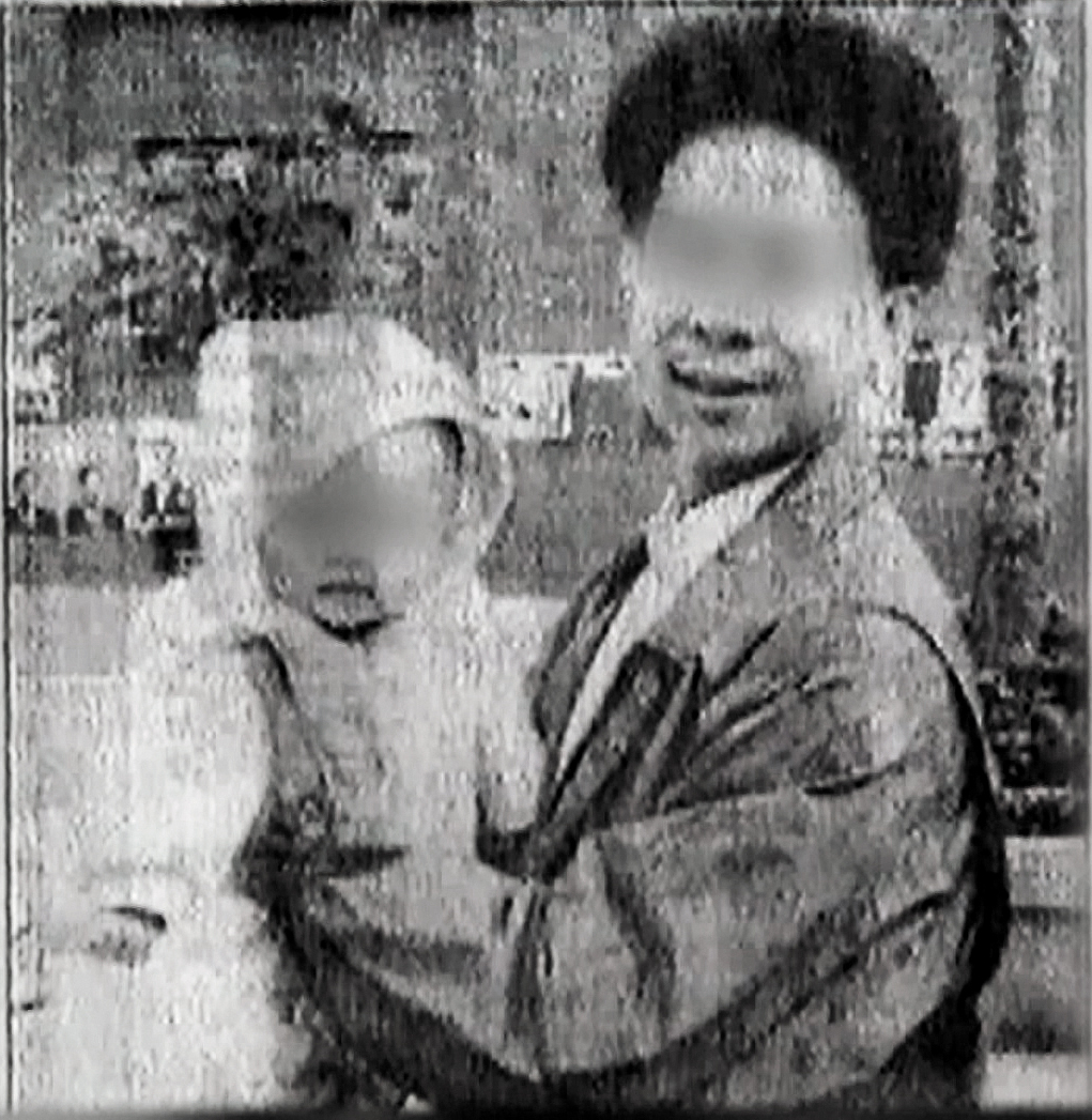廖正中（右）為了跟女兒（左）「永不分離」，竟殺害女兒、共赴黃泉。（翻攝畫面）