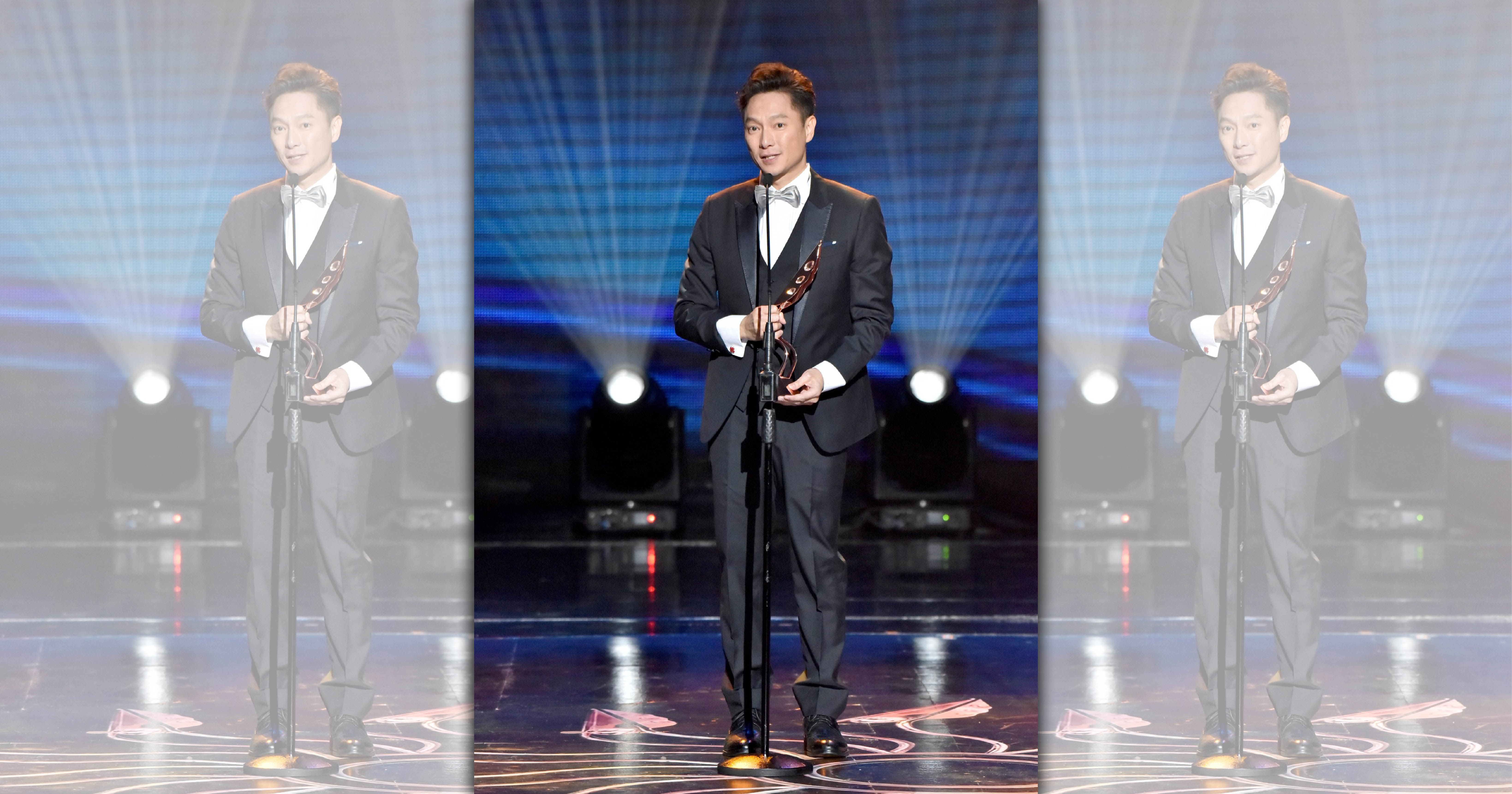 謝祖武以《初戀的情人》奪亞洲電視大獎最佳男主角。（TVBS提供）