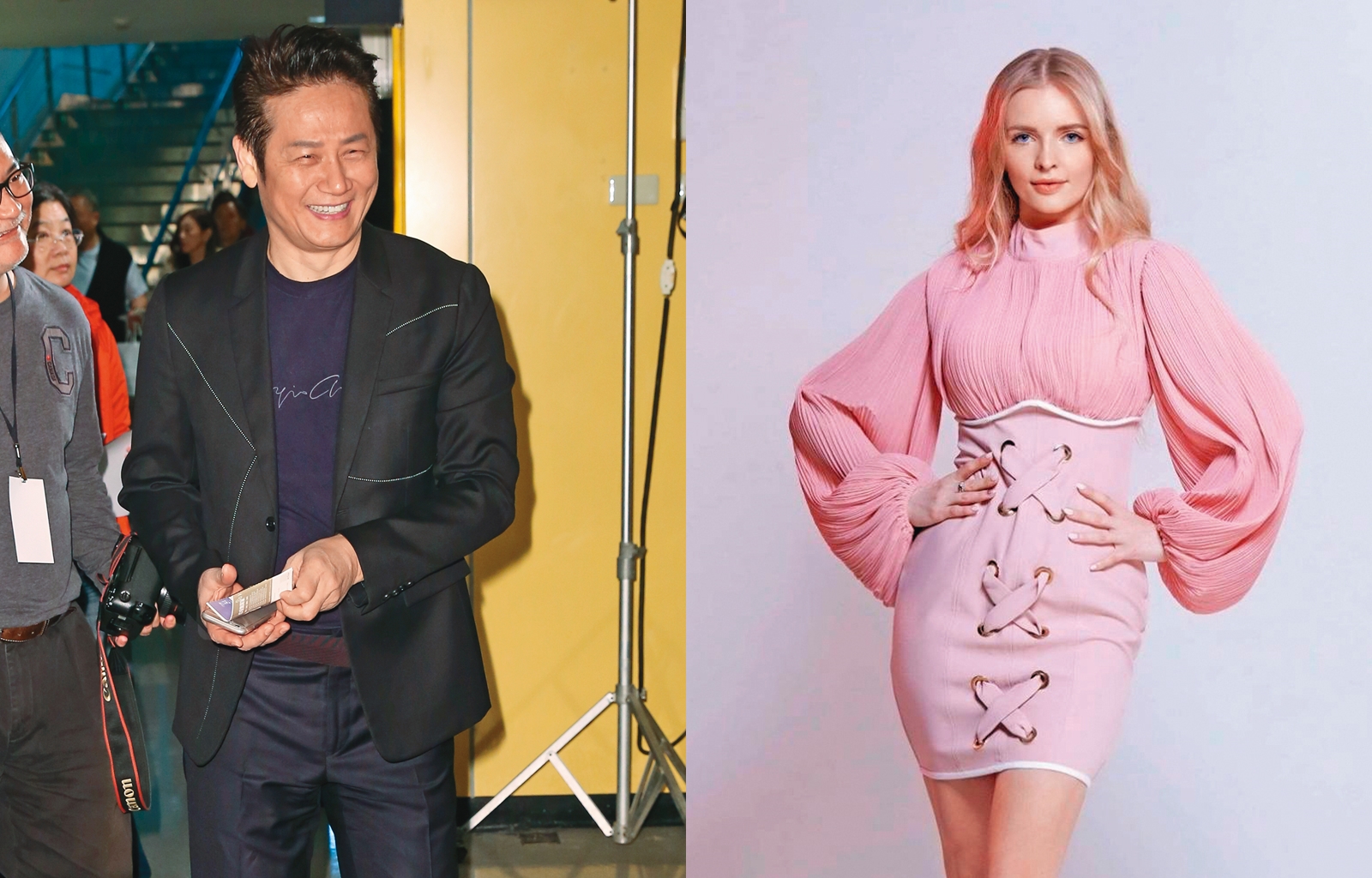 徐乃麟出資百萬元，替兒子徐新洋的俄羅斯女友Anna發專輯，可說是相當愛屋及烏！（左為本刊資料照，右為艾迪昇提供）