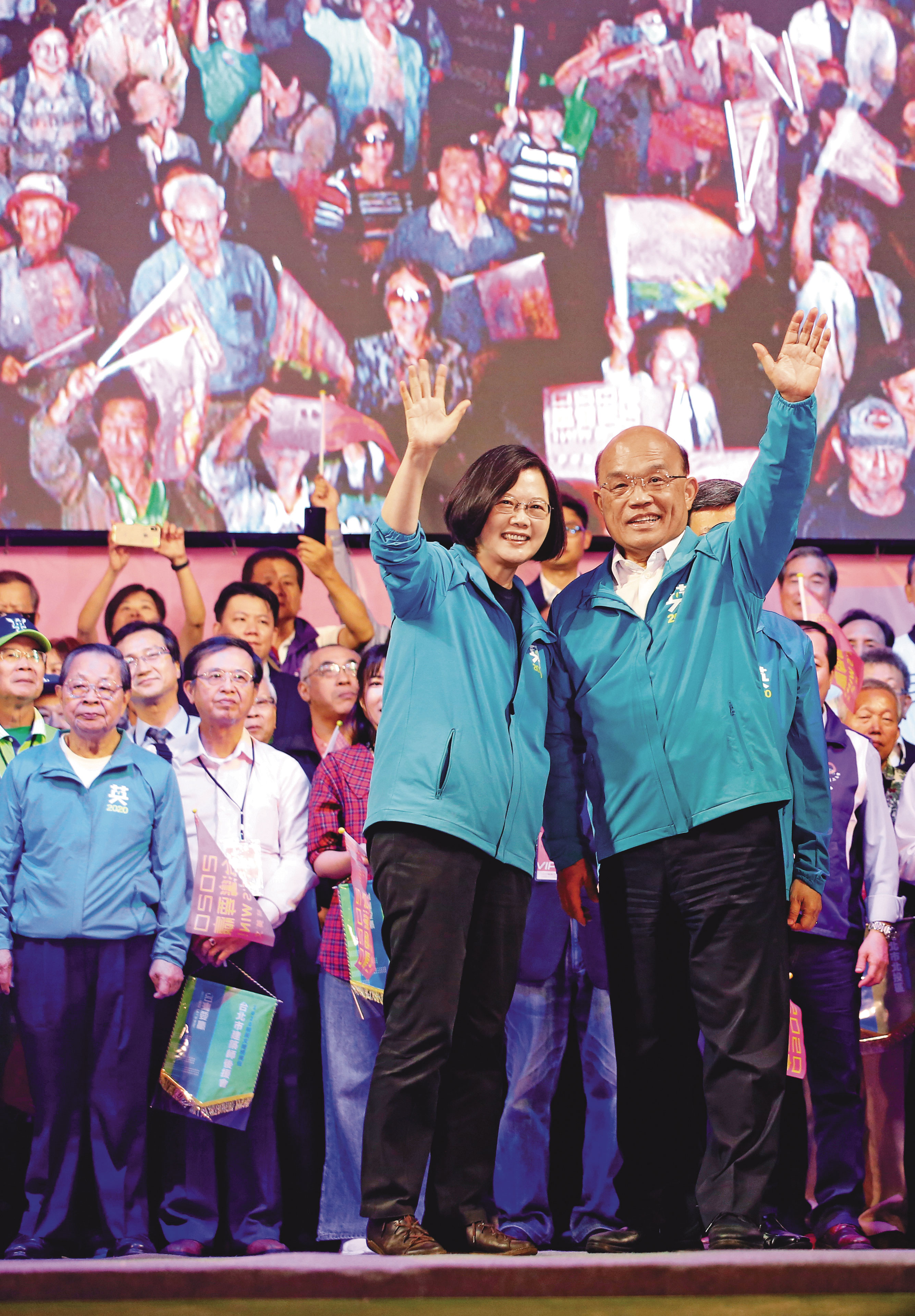 蘇貞昌是蔡英文總統任內的第3任閣揆，挺過此次大選，黨內也看好2人在第二任期能再繼續合作。