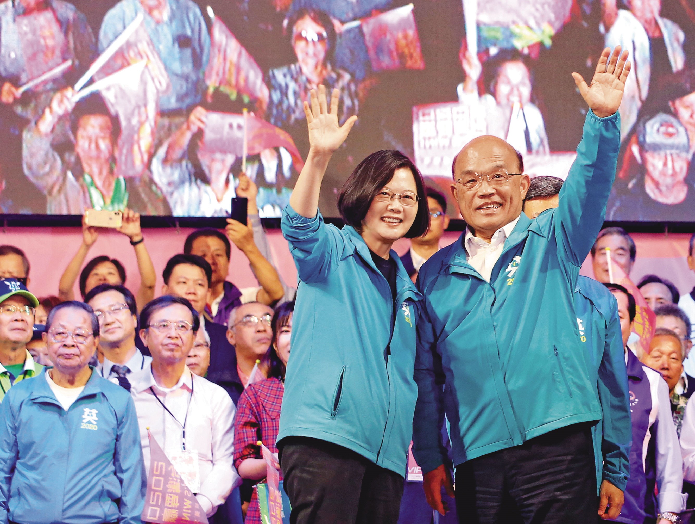 蘇貞昌是蔡英文總統任內的第3任閣揆，挺過此次大選，黨內也看好2人在第二任期能再繼續合作。