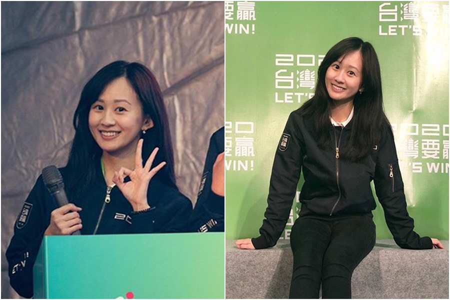 連翊婷在蔡英文的國際記者會中以柔美聲線令人印象深刻。（翻攝連翊婷IG）