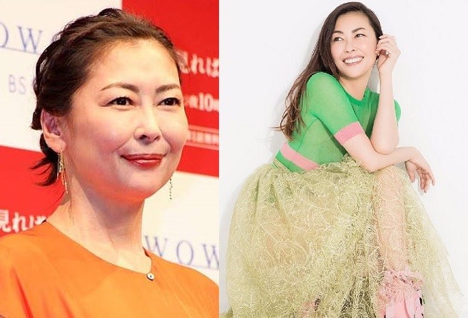 中山美穗近期出席新劇記者會，被拍到臉部浮腫的崩壞照。（翻攝自日本雅虎、中山美穗IG）