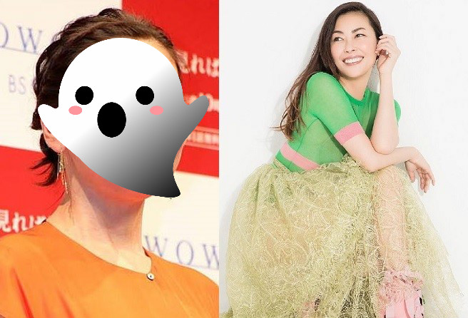 中山美穗近期出席新劇記者會，被拍到臉部浮腫的崩壞照。（翻攝自日本雅虎、中山美穗IG）