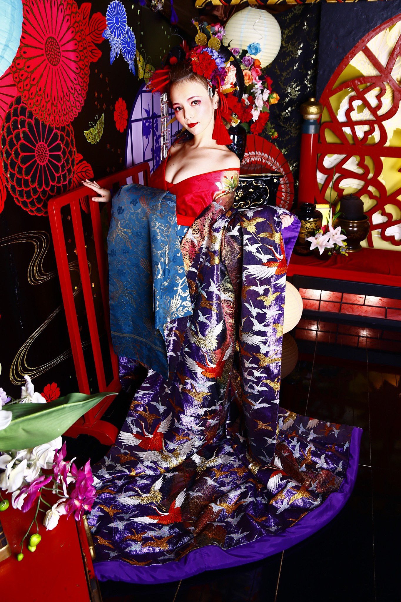 廣瀨里緒菜今年滿20歲，穿上和服迎接成人式。（翻攝自廣瀨里緒菜推特）
