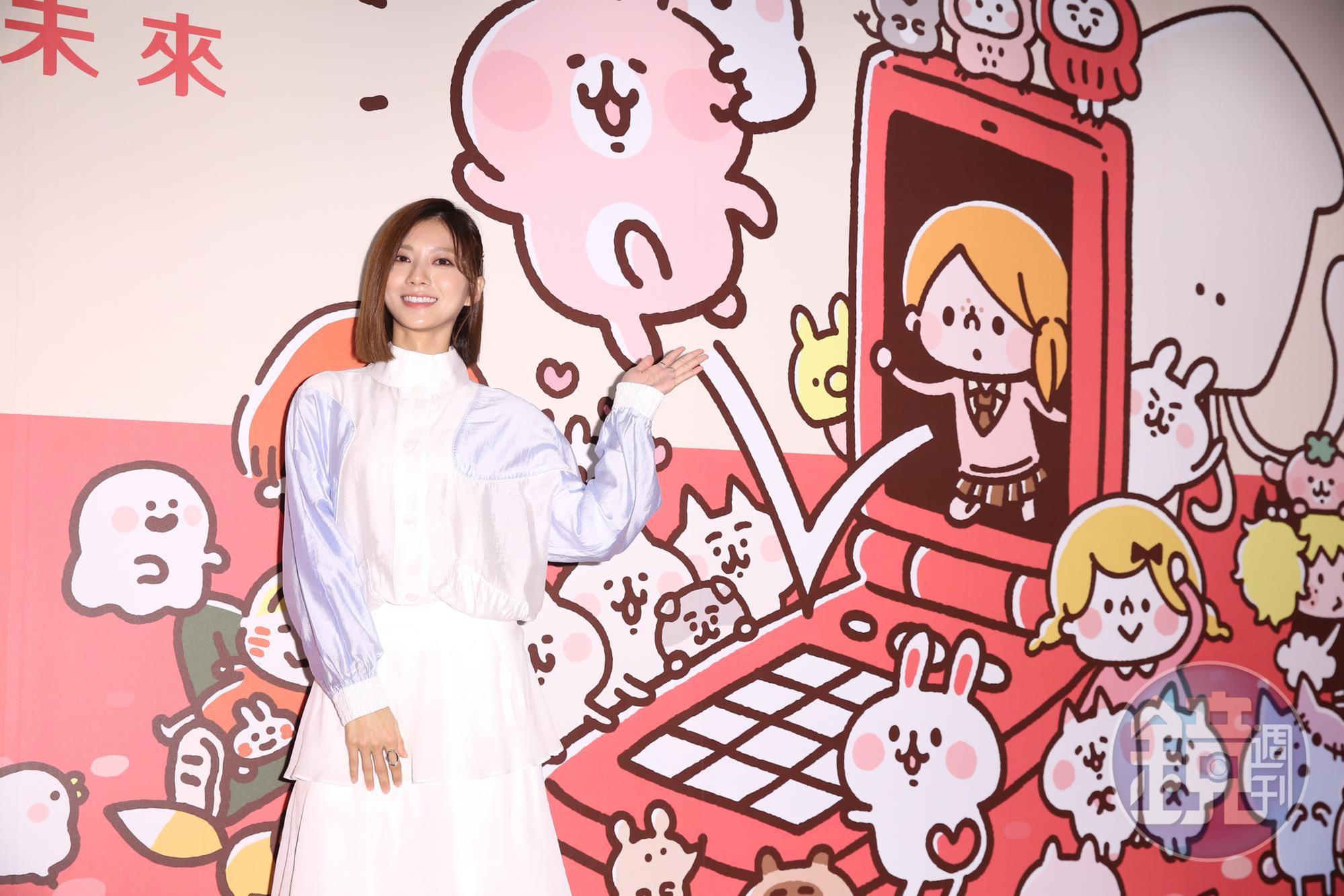 豆花妹蔡黃汝出席卡娜赫拉15週年特展。